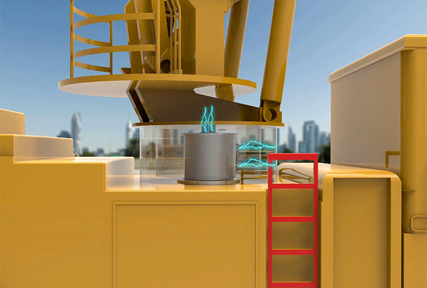 導(dǎo)電滑環(huán)在挖掘機(jī)，起重機(jī)，消防云梯車，高空作業(yè)車，打樁機(jī)等工程車的應(yīng)用